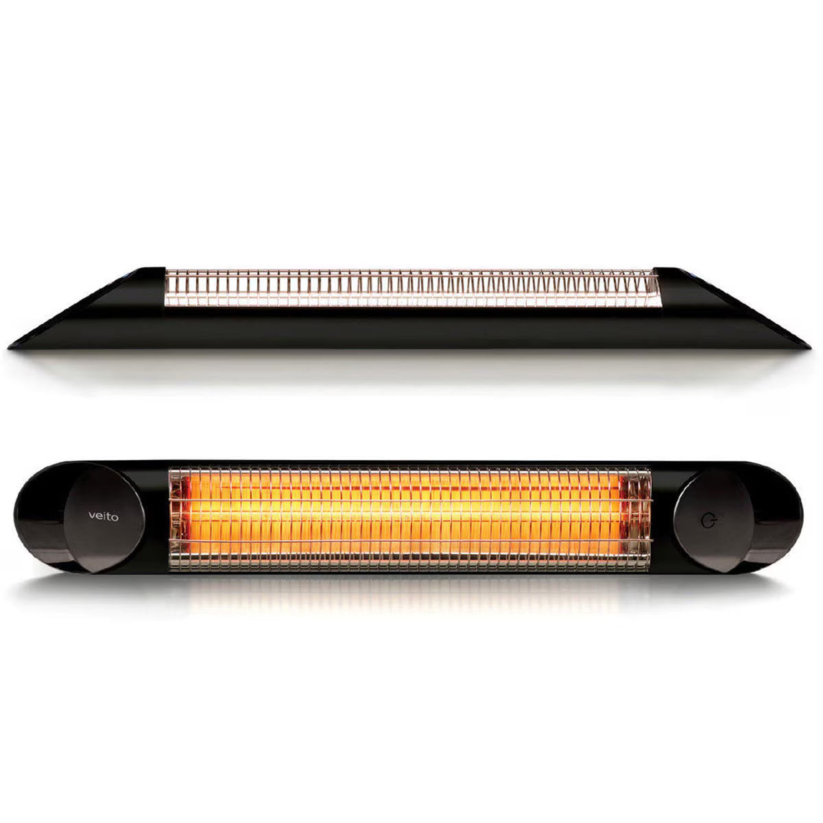 Blade 2000 Indoor and Outdoor Carbon Infrared Heater - Black