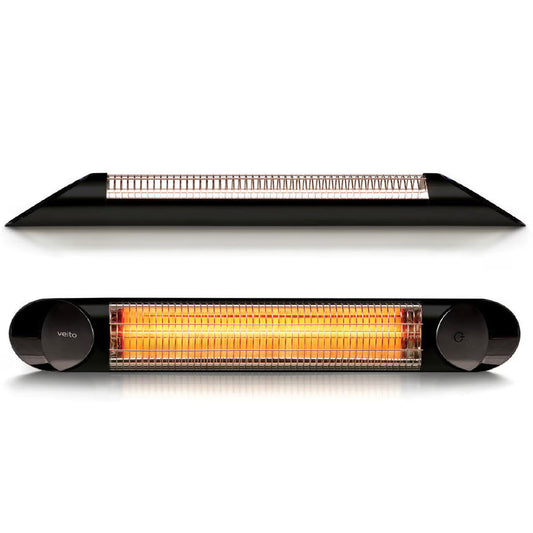 Blade 2000 Indoor and Outdoor Carbon Infrared Heater - Black