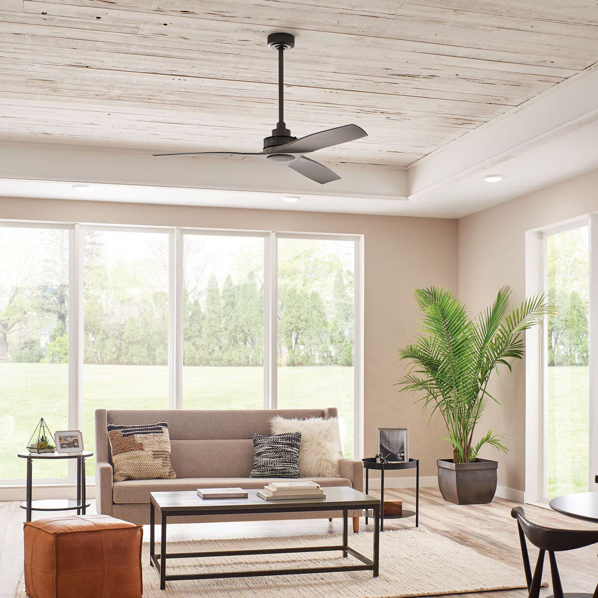Ried 3 Blade (142Cm) Indoor Ceiling Fan with AC Motor and Remote Control