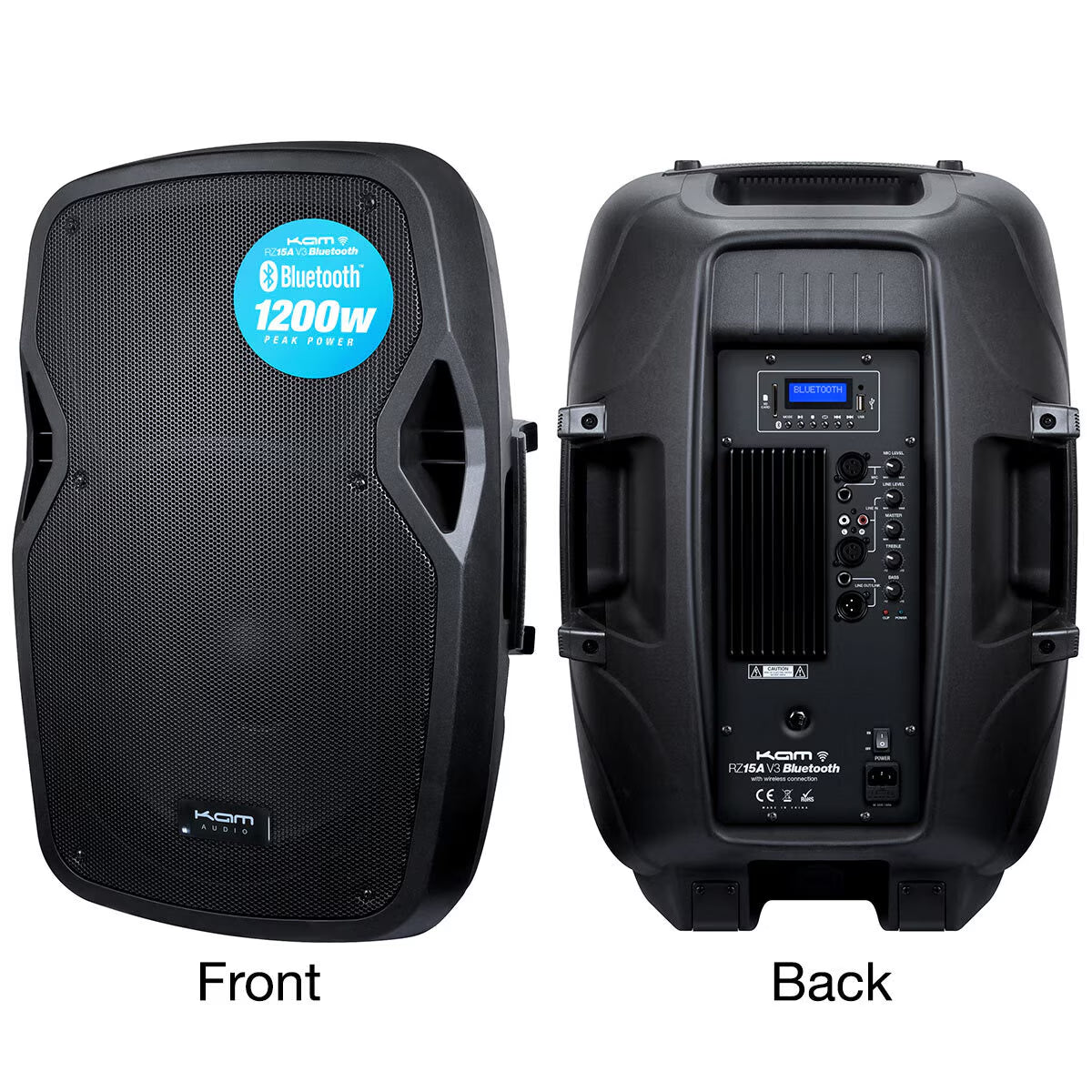 RZ15ABT 15" Bluetooth Speaker, 1200W