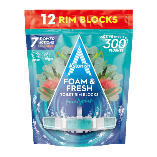 Toilet Rim Blocks, 12 Pack