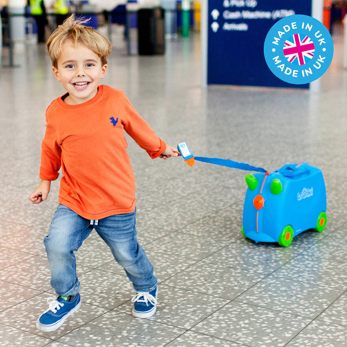 Ride on Hardside Case in Blue