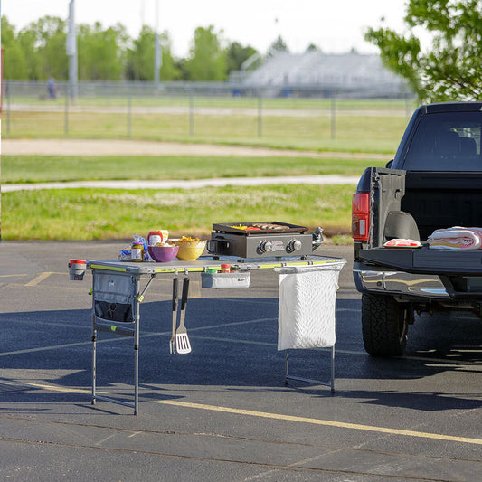 5FT Flexrail Outdoor Cook Table with Accessories