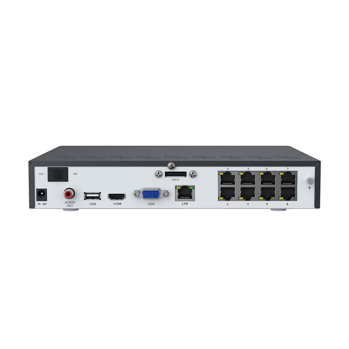 8MP (4K) UHD NVR Poe AI 8 X Channel / 4 X Bullet Camera Kit with 2TB HDD