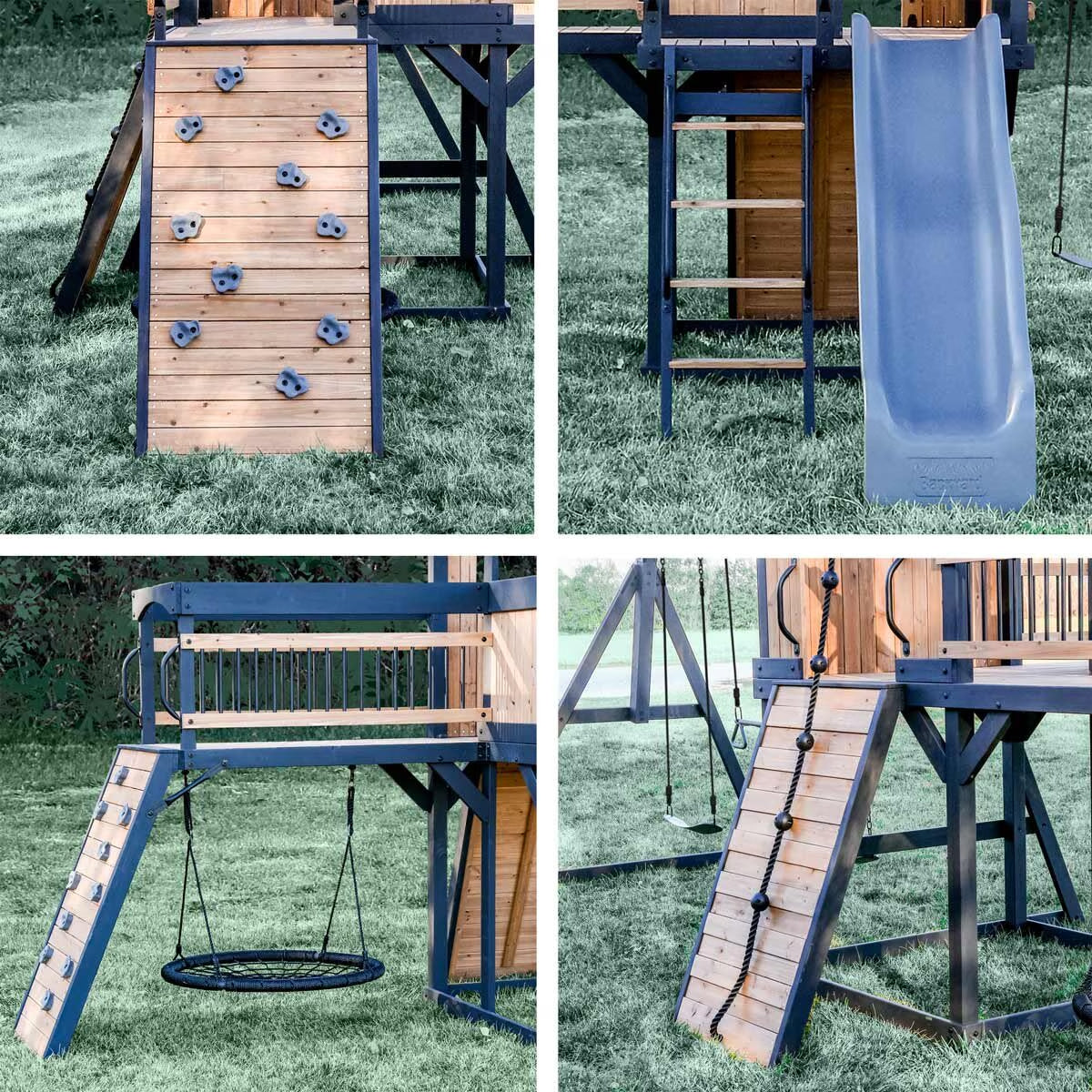 Timber Crossing Wooden Playcentre and Swing Set (3-10 Years)