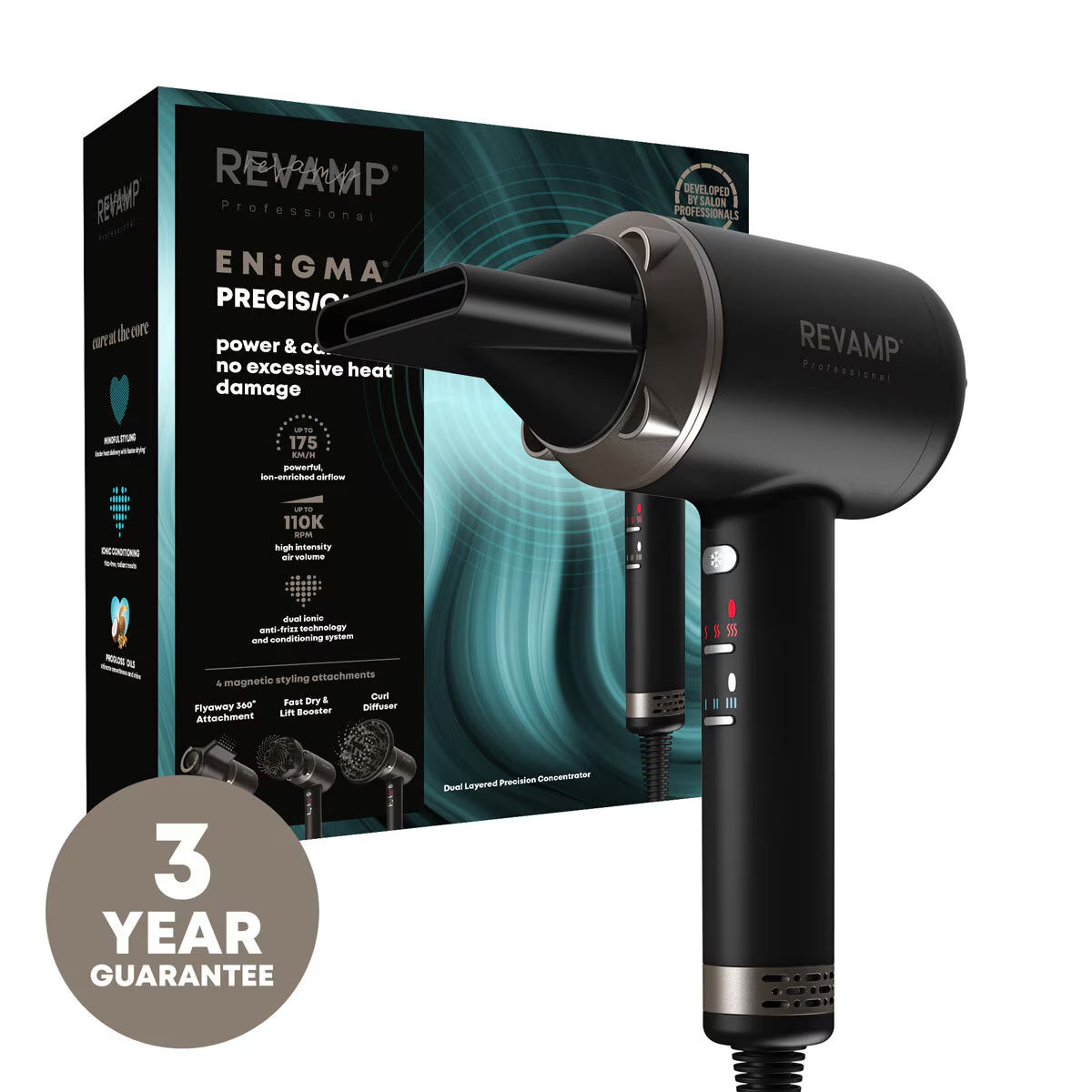 Enigma PRECISION Hair Dryer, DR-7000-GB