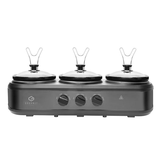 Sensiohome Gourmet Triple Slow Cooker 7.1L