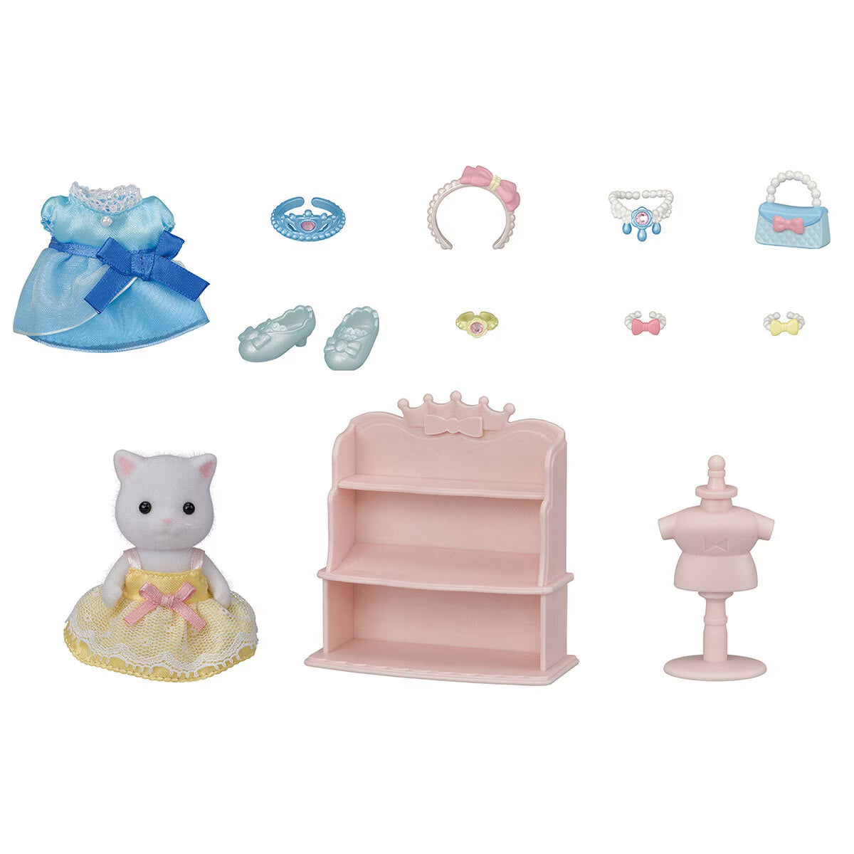 Princess Dress up Set & Party Time Tuxedo Cat Set Bundle (3+ Years)