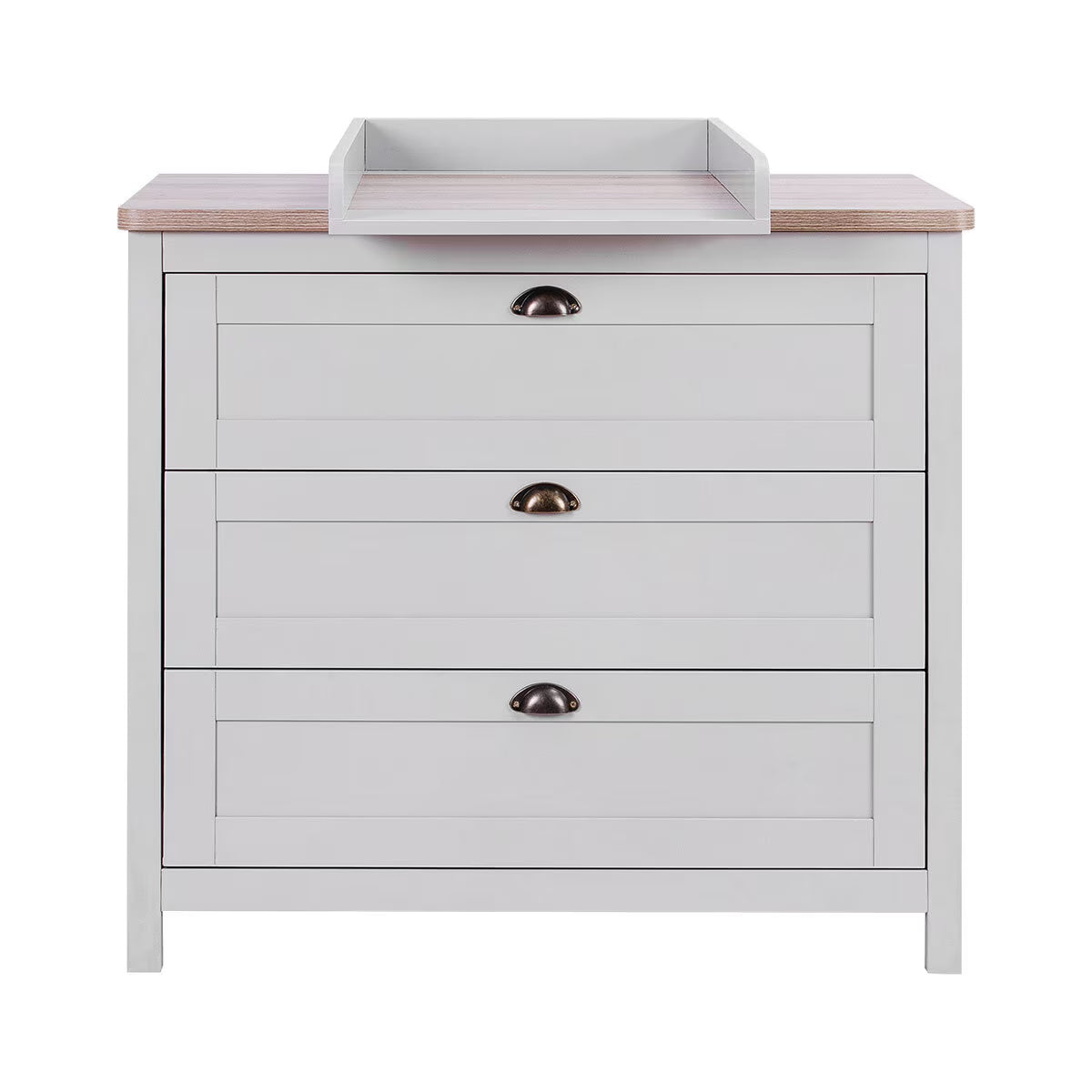 Verona Chest Changing Unit, Grey & Oak