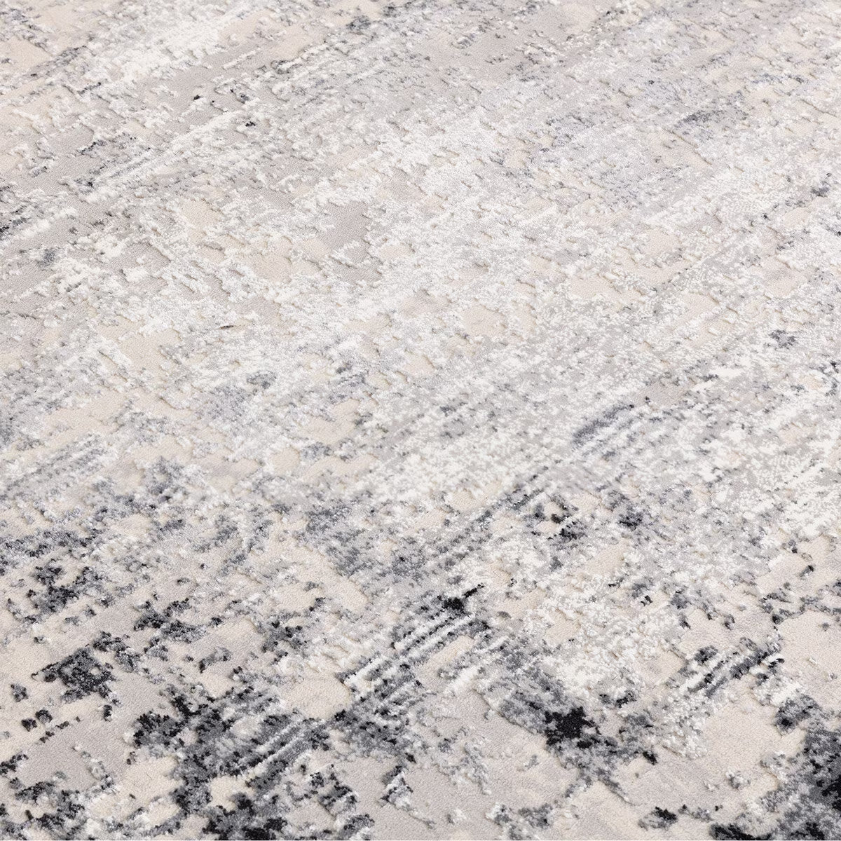 Kuza Border Grey Rug, 160 X 230 Cm