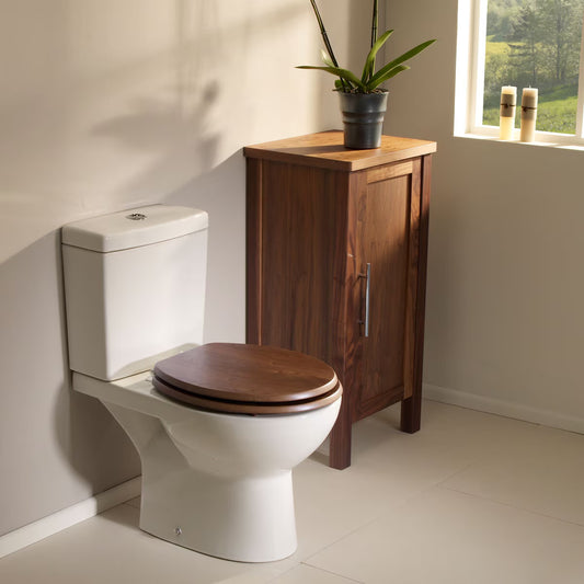 Memphis Toilet Seat in Walnut