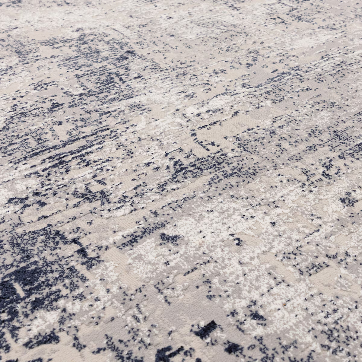 Kuza Border Navy Rug, 160 X 230 Cm