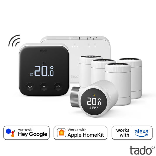 ° Multi-Room Bundle (Includes Wireless Thermostat X with Hot Water Control, Wireless Temperature Sensor X & 5 X Smart Radiator Thermostat X)