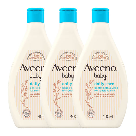 Baby Hair & Body Wash, 3 X 400Ml