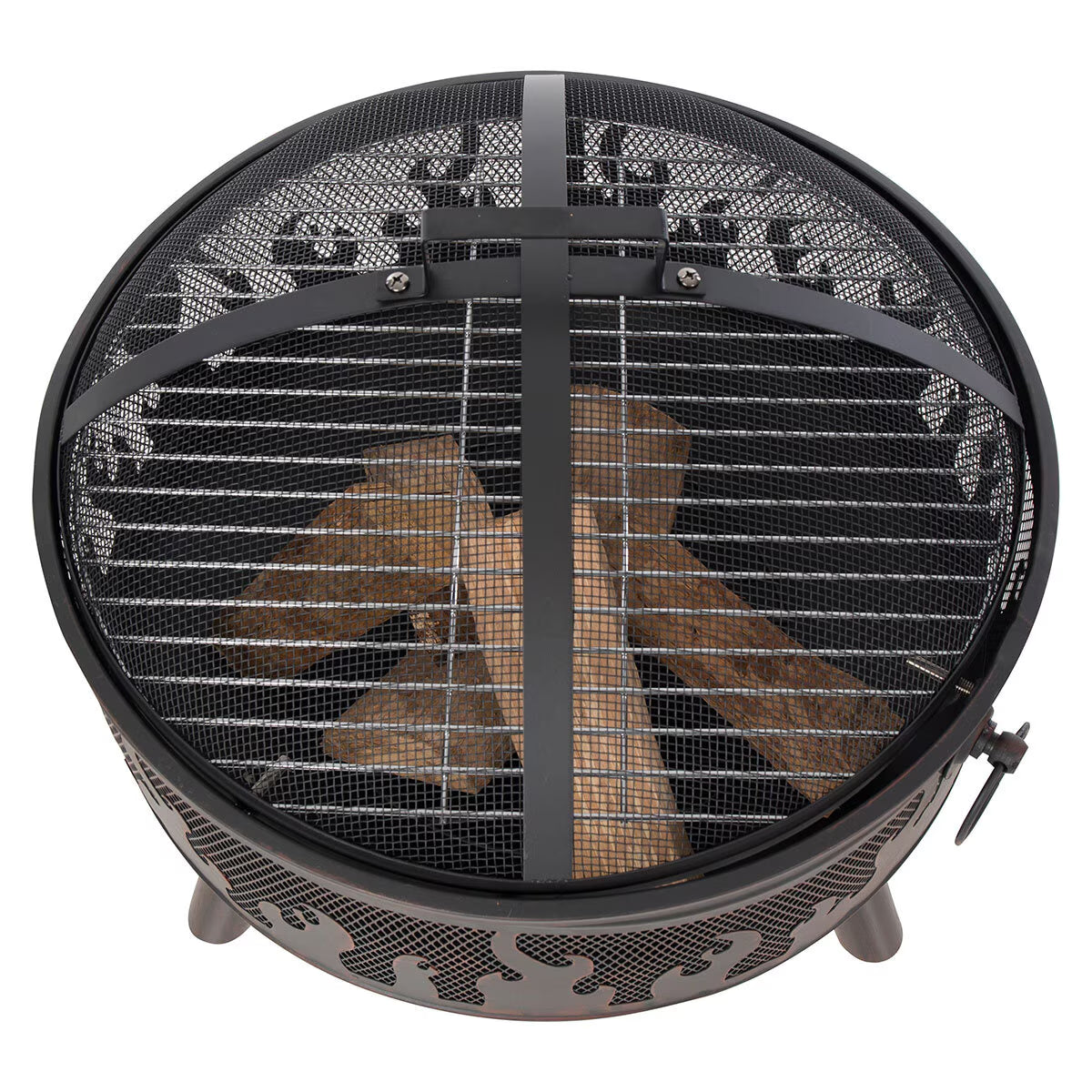 Blazer Wood Burning Fire Pit + BBQ Grill
