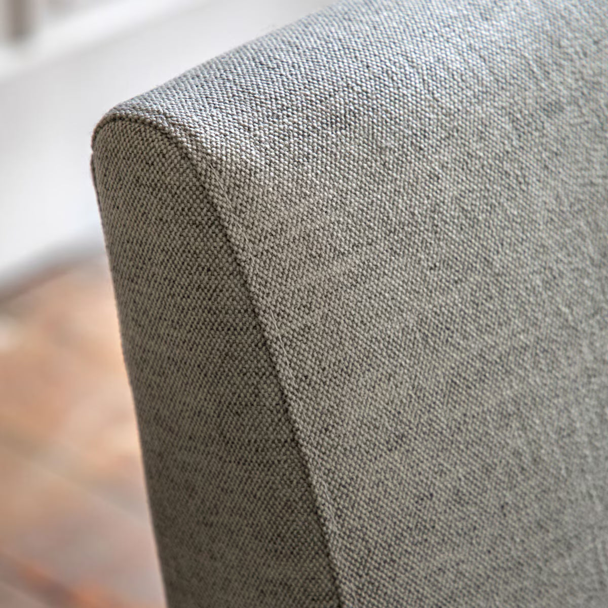 Neyland Mottled Stone Linen Armchair
