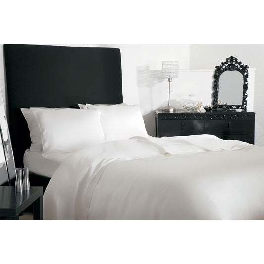 100% Mulberry Silk Ivory Duvet Cover in Double