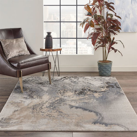 Maxell Grey Skies Rug, 117 X 178 Cm