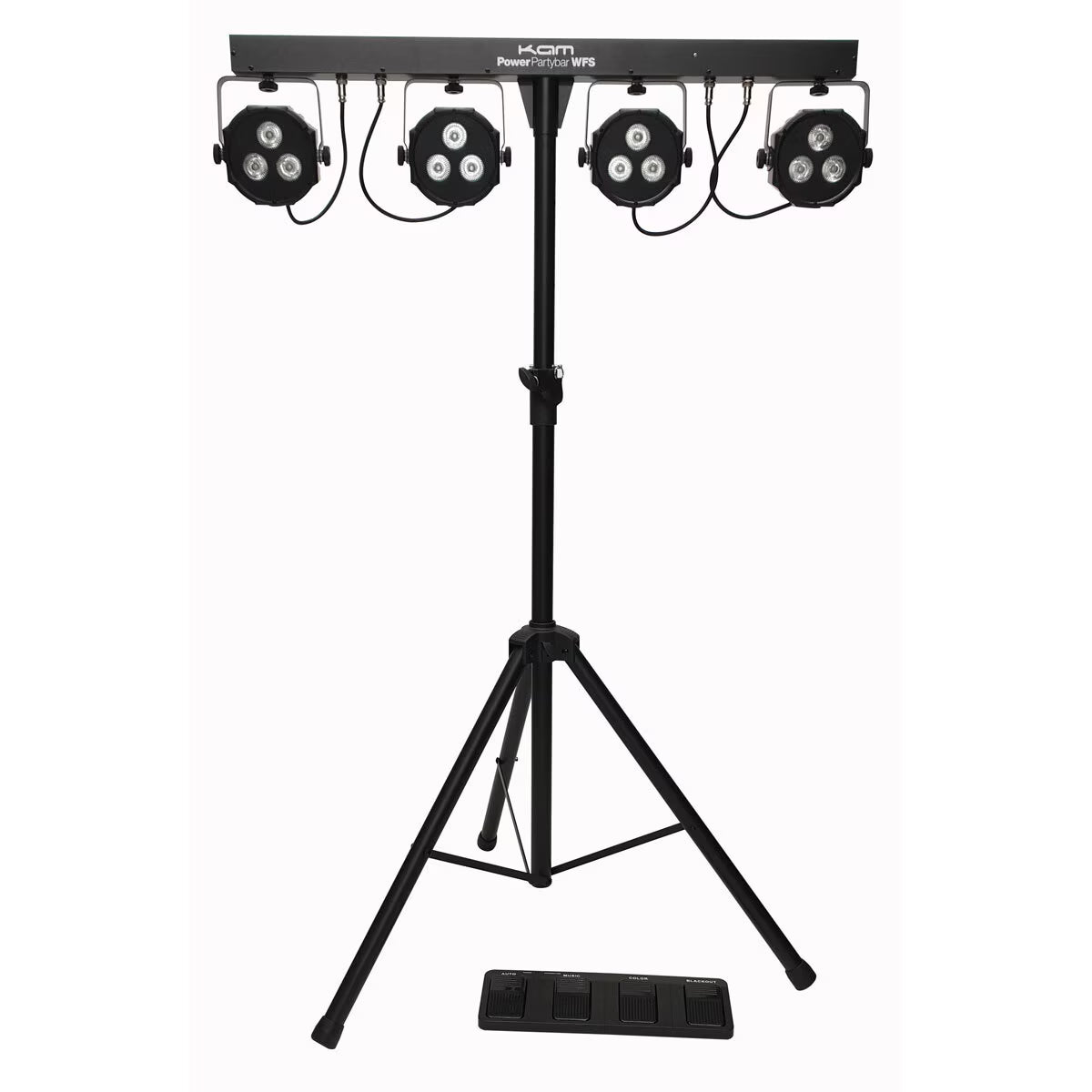 KML305 Party Bar Lights with Stand, Footswitch and Bag