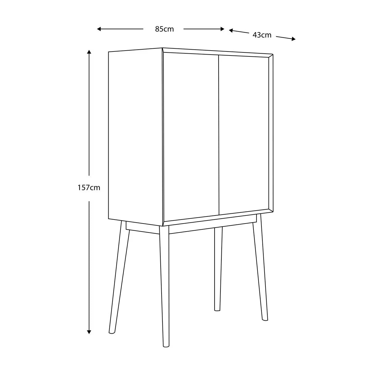 Milano Drinks Cabinet